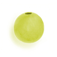 Bead 4mm Yellow Solid 30pk