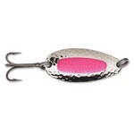 Rapala Blue Fox Pixie Spoon 1/2oz Nickle Plated Fluorescent Red Insert