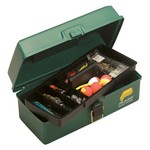 Tackle Box 1 Tray Green Metalic