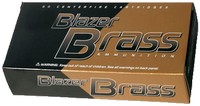 CCI Blazer Brass, .40 S&W, 165 Grain, FMJ-FN, 50 Rounds Ammo