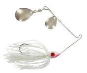 Disc Spinnerbait 3/8 Dbl White