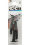 LEAD CINCHES 1/4  BLK