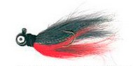 Bucktail 1/4 Blk/red