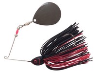 Spinnerbait 1/2 Moon Blk/red 1/2