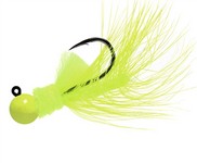 Aerojig Hackle Jig, 1/8 oz, #1 Hook, Chartreusese