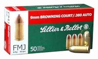 380acp 92gr Fmj 50rd         S&b