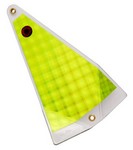 Yakima Bait 10" Triangle Flasher Lazer Chartreuse