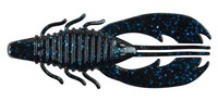 Disc Craw Fatty 4" Bk Bl Fleck