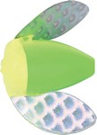 Worden's 3-Pack Spin-N-Glo #2 Lime CHR