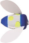 Worden's 3-Pack Spin-N-Glo #8 Double Trouble UV Blue