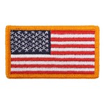 Patch Flag Rd/wht/bl Hook & Loop