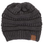 Ladies CC Knit Beanie - Metal Gray