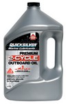 Quicksilver Marine Lubricants TC-W3 2-Cycle Outboard Motor Oil 1 gal