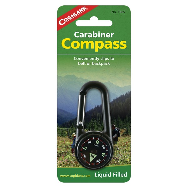 Compass Carabiner Liq Filled