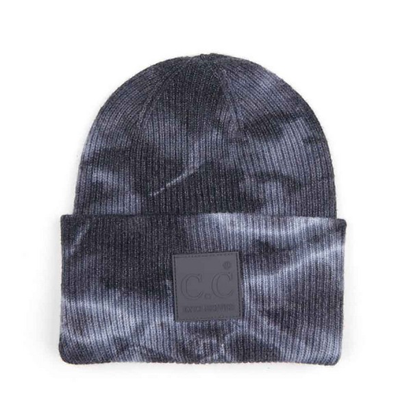 Ladies Tye Dye CC Beanie - Dark Gray