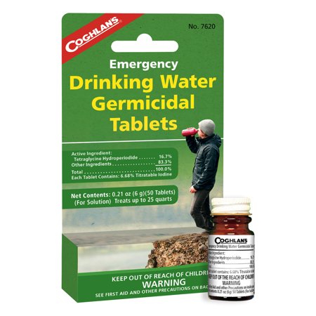 Coghlan's Drinking Water Tablets 50 pk