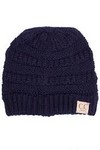 Kid's Knit CC Beanie - Navy