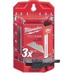 Milwaukee Micro Carbide Metal Utility General Purpose Blade Dispenser with Blades 3 in. L 100 pc