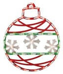 IG Design Multicolred Ornament Indoor Christmas Decor