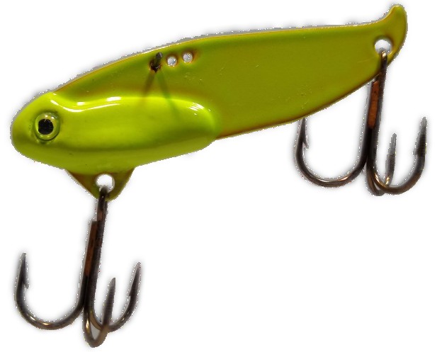 Fisheye Tackle 5/8 oz. Blade Bait Kit - Chartreuse 