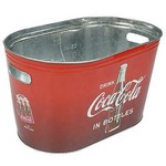 Coca Cola 16" Metal Drink Tub