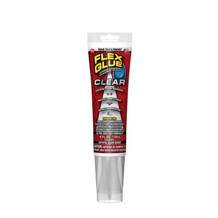 FLEX SEAL Family of Products FLEX GLUE Clear Rubberized Waterproof Adhesive 4 oz