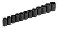 Craftsman 1/2 in. drive S Metric 6 Point Shallow Socket Set 12 pc