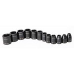 Craftsman 1/2 in. drive S SAE 6 Point Standard Impact Socket Set 12 pc