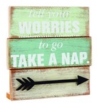 Hallmark Tell Your Worries To Go Take A Nap Plaque Wood 1 pk