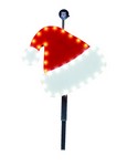 Santa's Best LED Red/White Santa Hat Christmas Decor