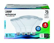 Feit Electric Enhance PAR38 E26 (Medium) LED Bulb Daylight 75 W 4 pk