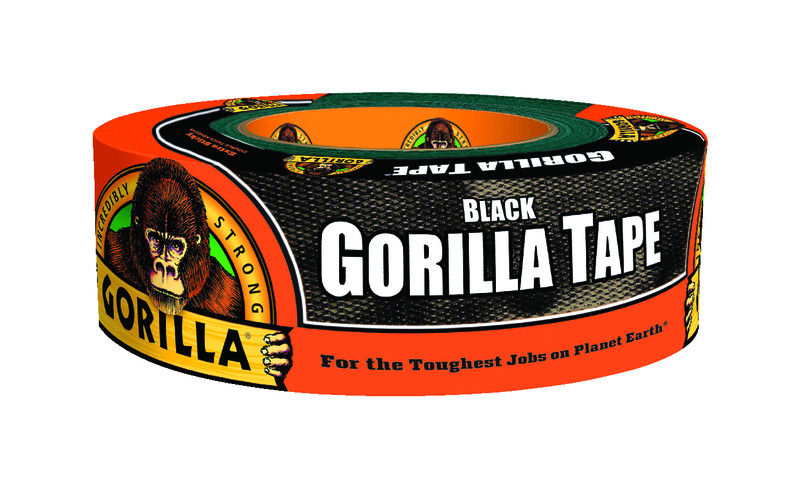 Gorilla 1.88 in. W X 30 yd L Black Duct Tape