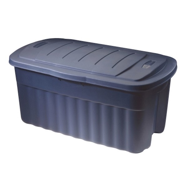 Rubbermaid Roughneck 21.3 in. H X 18.3 in. W X 36.9 in. D Stackable Storage Box