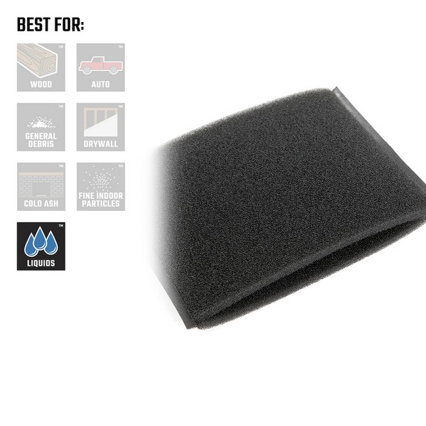 Craftsman 2 in. L X 7 in. W Wet/Dry Vac Foam Filter Sleeve 1 pc