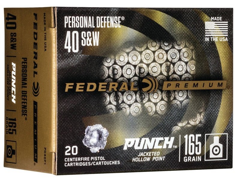 40 S&w 165gr Jhp Punch 20rd