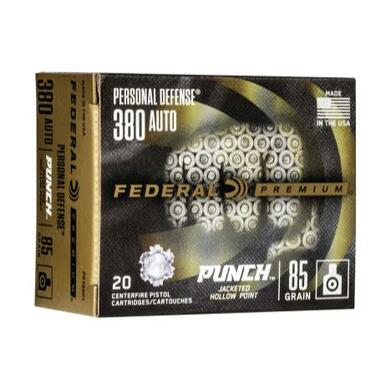 380 Acp 85gr Jhp Punch 20rd