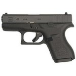 Glock G43-9mm Pistol, 3.39" Fixed Sights