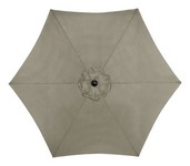 Living Accents 9 ft. Tiltable Tan Market Umbrella