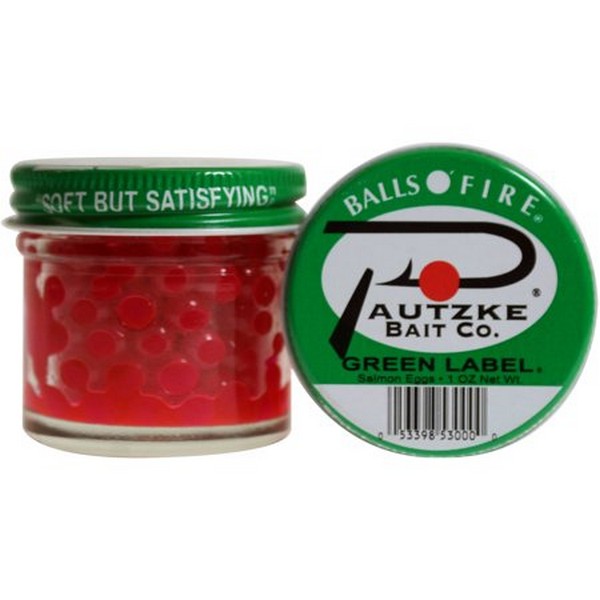 Pautzke(R) 1 oz. Green Label Ball O' Fire Salmon Eggs