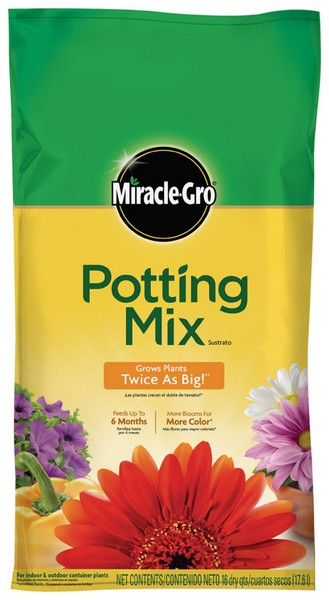 Miracle-Gro Flower and Plant Potting Mix 16 qt