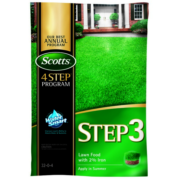 Scotts Step 3 32-0-4 Annual Program Lawn Fertilizer For All Grasses 5000 sq ft