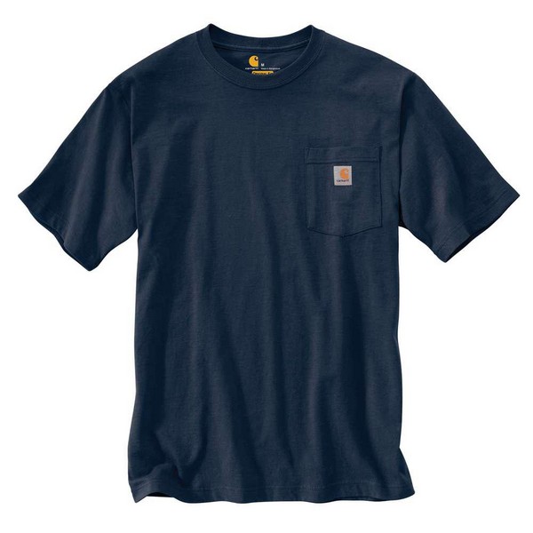 Men's Carhartt Pocket T Shirt Navy