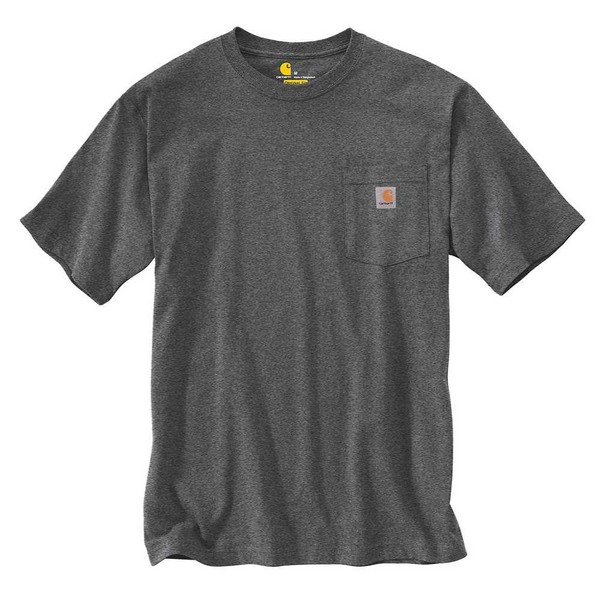 Men's Carhartt Pocket T Shirt Charcoal