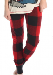 LADIES LAZY ONE PLAID PJ PANTS