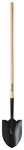 Home Plus 56.75 in. Steel Round Digging Shovel Wood Handle