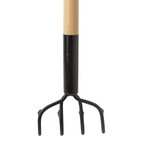 Homeplus 4 Tine Steel  Hand Cultivator 48 in. Wood