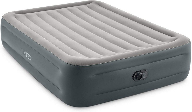 Dura-Beam Plus Essential Rest Air Mattress 18" Queen with Built-in Pump