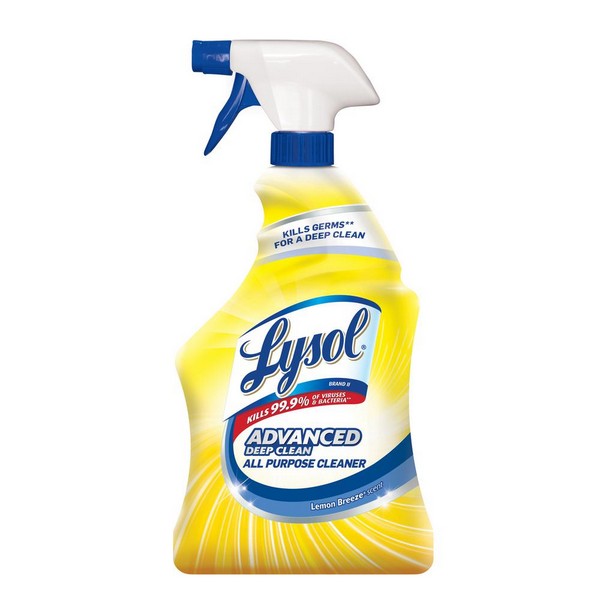 Lysol Advanced Deep Clean Lemon Breeze Scent All Purpose Cleaner Liquid 32 oz
