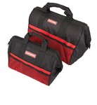 Craftsman 12.25 in. W X 17.5 in. H Ballistic Nylon Tool Bag Set Black/Red 2 pc