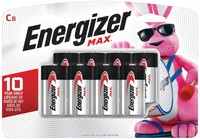 Energizer Max C Alkaline Batteries 8 pk Carded
